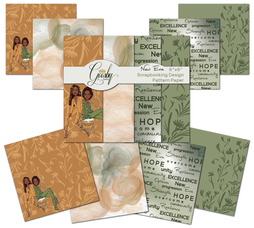 Client: Goosby Twins - Michael's New Era Collection - Scrapbooking Design Pattern Paper