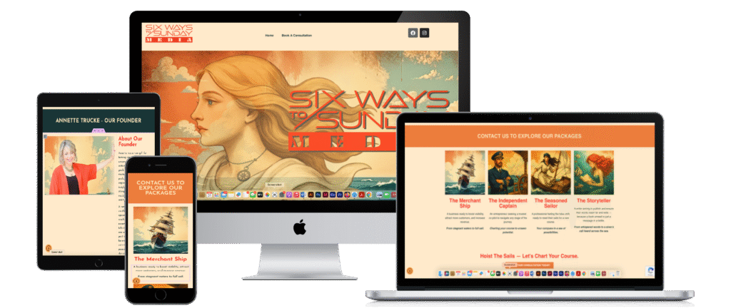 Six Ways to Sunday Media Website